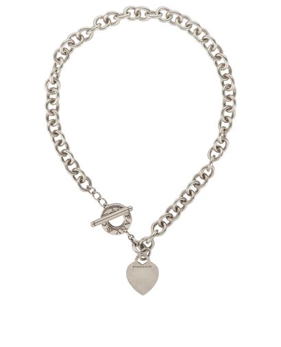 Tiffany Heart Tag Toggle Necklace, front view