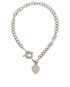 Tiffany Heart Tag Toggle Necklace, front view
