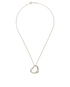 Tiffany & Co Elsa Peretti Open Heart Pendant, front view