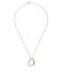 Tiffany & Co Elsa Peretti Open Heart Pendant, back view
