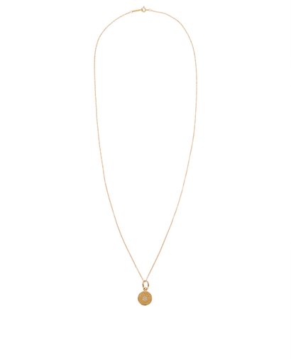 Tiffany 1837 Circle Pendant, &pound;650, Jewellery, Gold, Yellow Gold, Front view