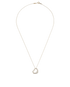 Tiffany Elsa Peretti Open Heart Pendant Necklace, back view