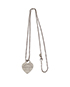 Tiffany & Co Heart Tag Pendant, &pound;140, Jewellery, Silver, Silver, Front view