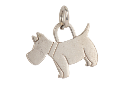 Tiffany Dog Charm, front view