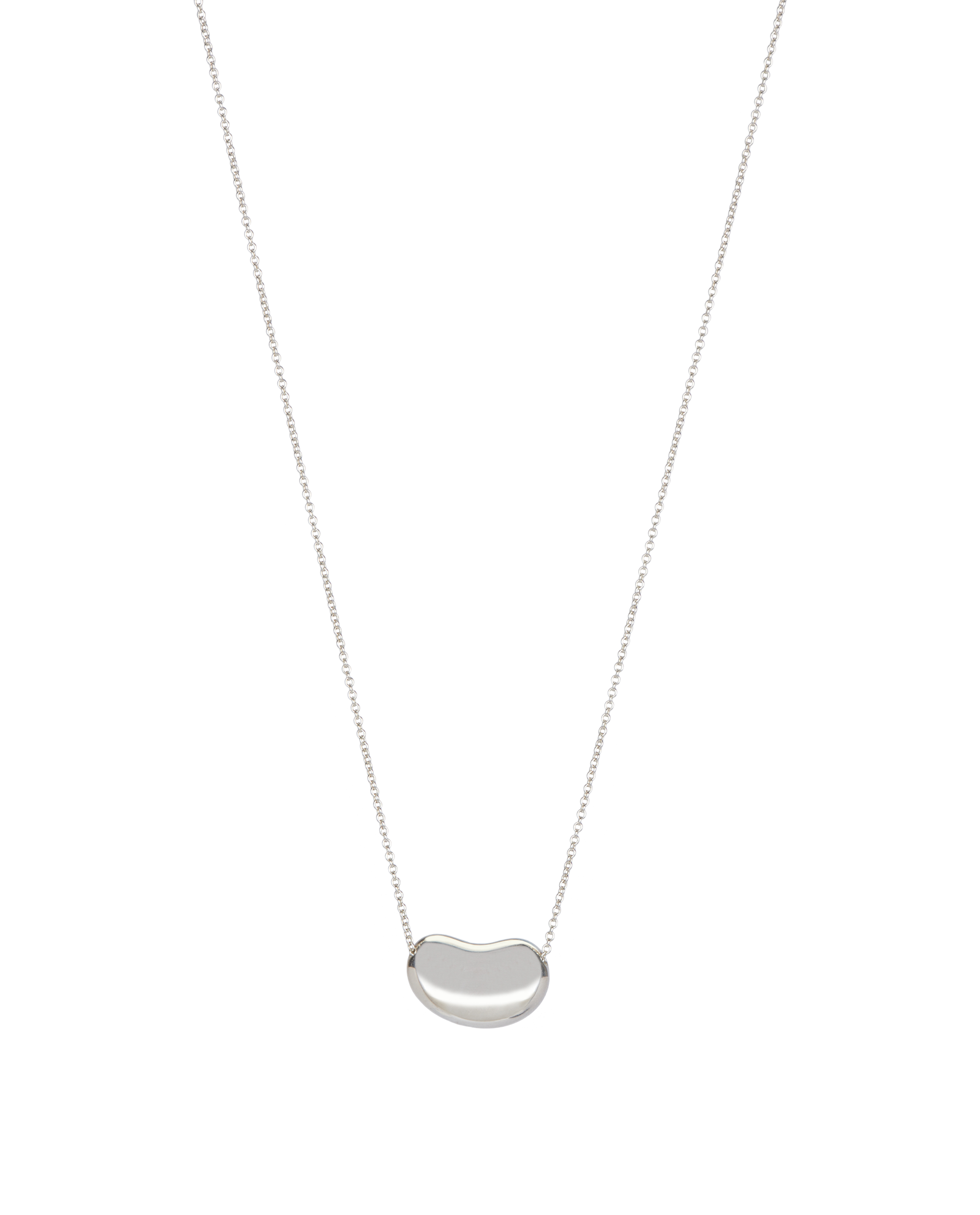 Tiffany & Co Elsa Peretti Bean Necklace, &pound;295, Jewellery, Silver, Sterling Silver, Other view