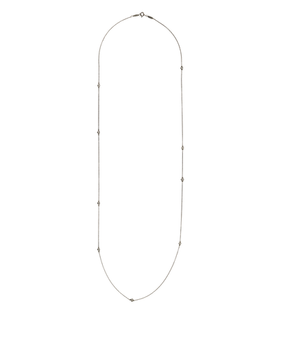Tiffany & Co Diamond by the Yard Necklace, £1,400, Jewellery, Silver, Silver, Front view