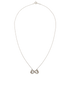 Tiffany Paloma Picasso Double Loving Heart Necklace, front view