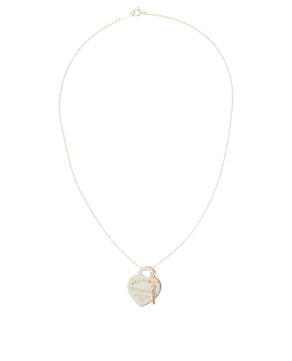 Tiffany & Co Return to Tiffany Heart Tag Key Necklace, front view