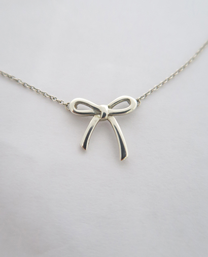 Tiffany Bow Pendant, front view