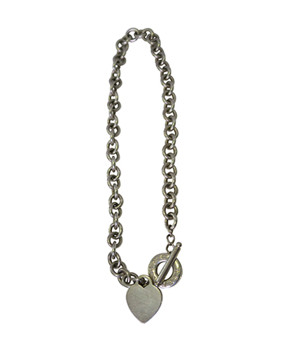Heart Tag Necklace, front view
