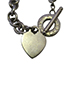 Heart Tag Necklace, other view