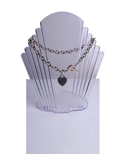 Tiffany Belcher T Bar Heart Necket, front view