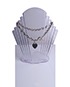 Tiffany Belcher T Bar Heart Necket, front view