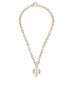 Tiffany & Co Double Heart Toggle Necklace, Sterling Silver, B, 2*