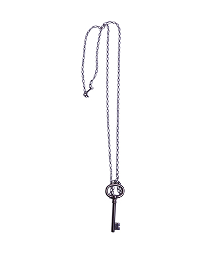 Tiffany Oval Key Necklace, front view
