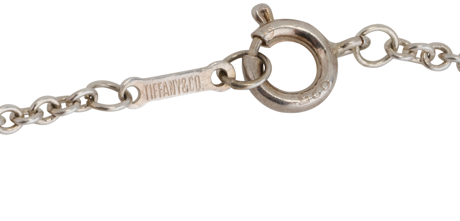 Tiffany & Co Elsa Peretti Open Heart Necklace, &pound;180, Jewellery, Silver, Silver, Other view