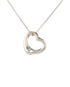 Tiffany & Co Elsa Peretti Open Heart Necklace, &pound;250, Jewellery, Silver, Sterling Silver, Other view