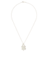 Tiffany & Co Clover Leaf Pendant and Chain, front view