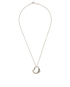 Tiffany & Co Elsa Peretti Open Heart Necklace, &pound;180, Jewellery, Silver, Silver, Back view