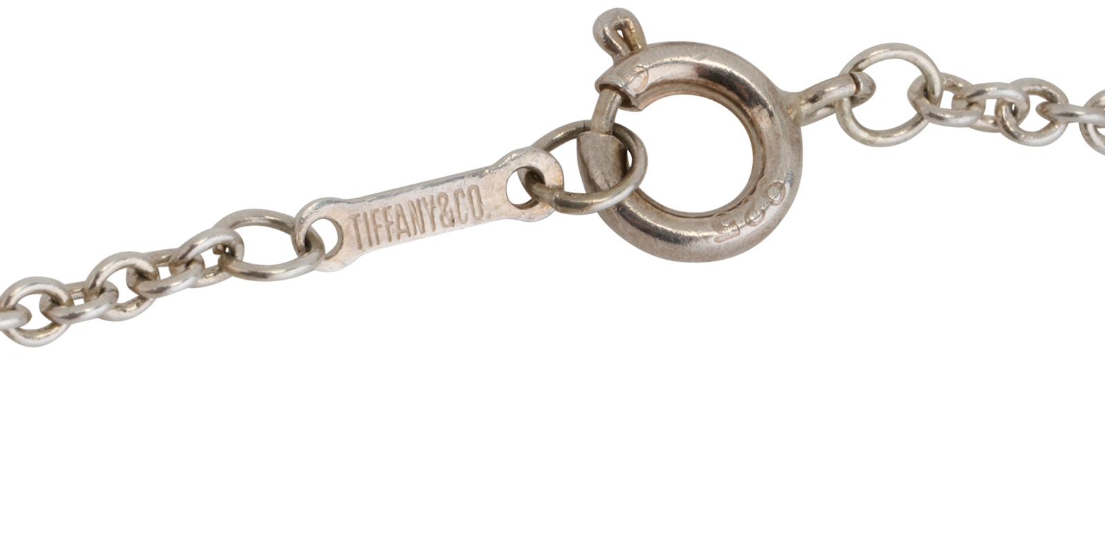 Tiffany & Co Elsa Peretti Open Heart Necklace, &pound;180, Jewellery, Silver, Silver, Other view