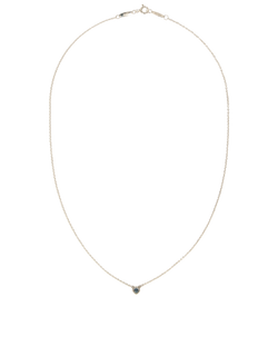 Tiffany & Co Elsa Peretti Necklace, Silver/Aquamarine, B, 3*