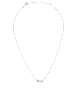 Tiffany Infinity Pendant Necklace, Sterling Silver, DB, 2*