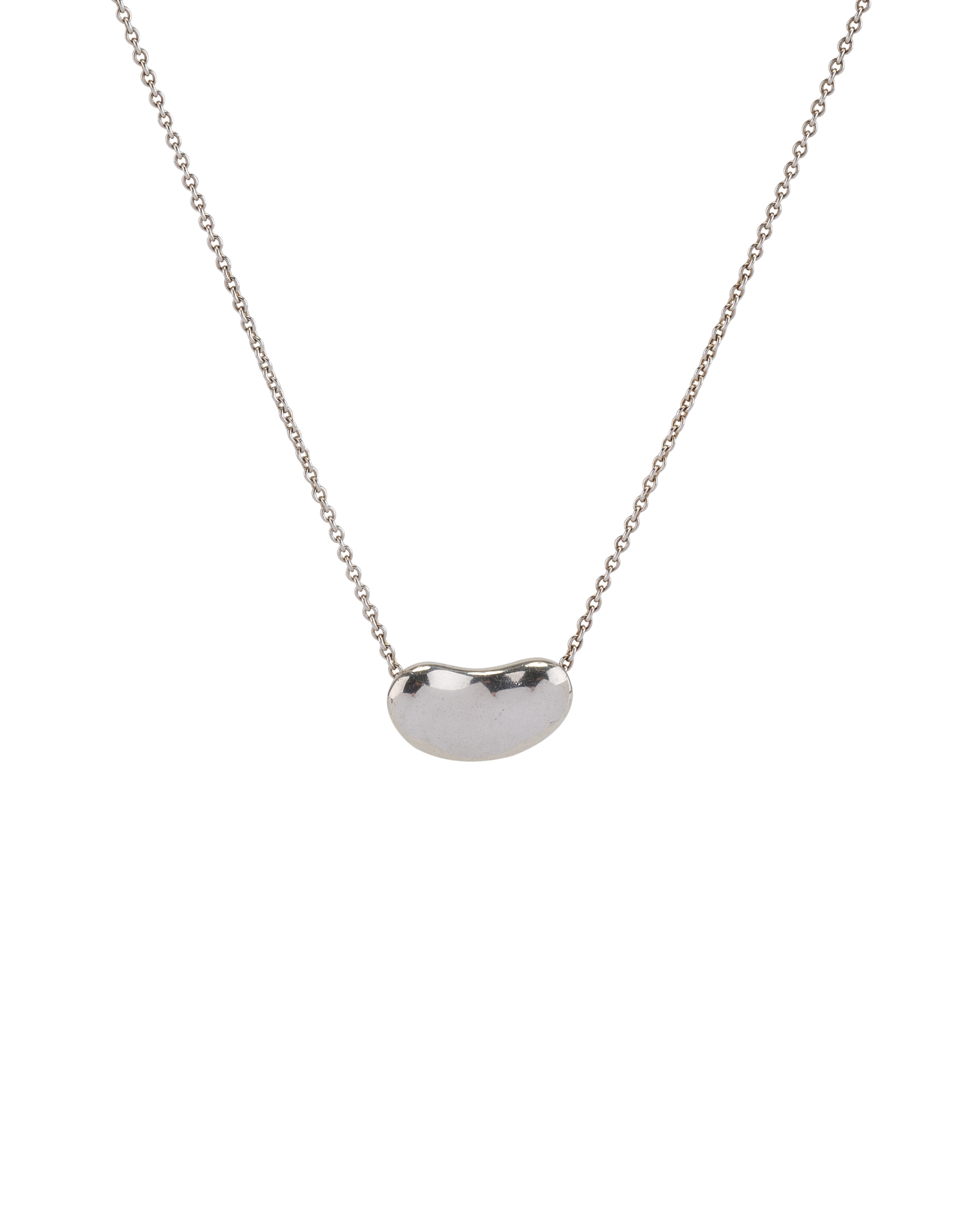 Tiffany & Co Elsa Peretti Bean Pendant, &pound;180, Jewellery, Silver, Silver, Other view