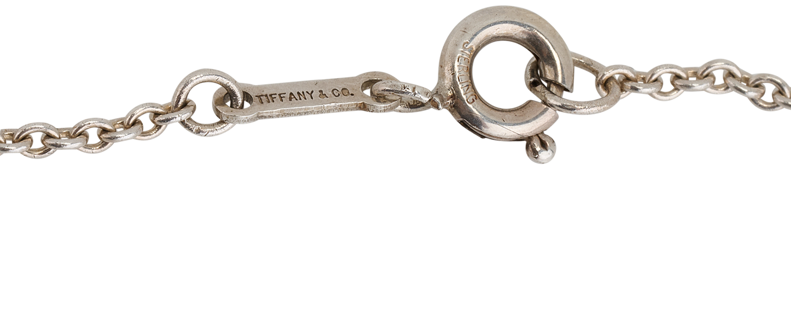 Tiffany & Co Elsa Peretti Bean Pendant, &pound;180, Jewellery, Silver, Silver, Other view