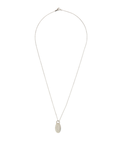 Tiffany Return to Tiffany Oval Tag Necklace, Sterling Silver, DB/B, 2*