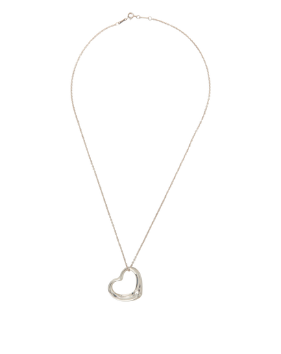 Tiffany Elsa Peretti Open Heart Necklace, front view