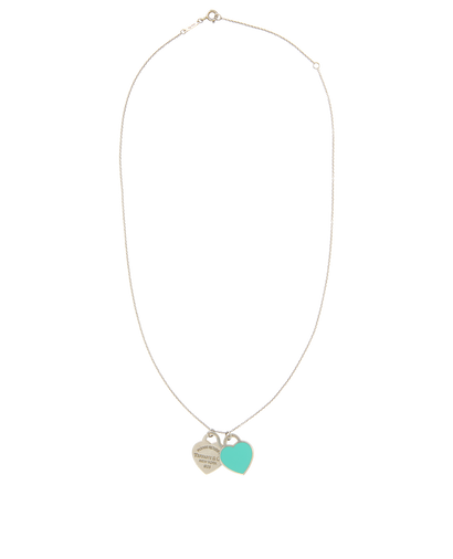 Tiffany Double Heart Necklace, front view