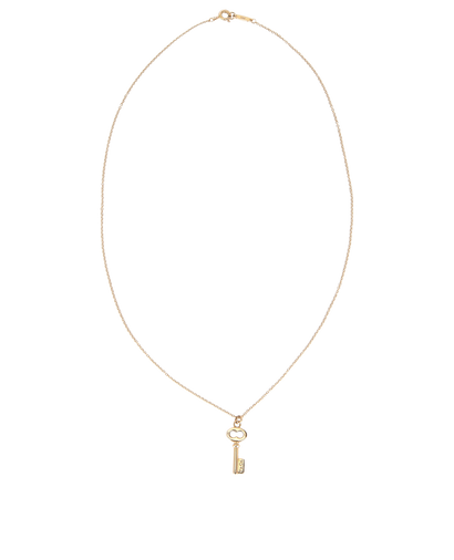Tiffany & Co Heart Key Pendant Necklace, front view