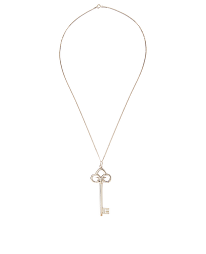 Tiffany & Co Key Pendant Necklace, &pound;120, Jewellery, Silver, Sterling Silver, Front view