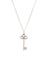 Tiffany & Co Key Pendant Necklace, &pound;120, Jewellery, Silver, Sterling Silver, Other view