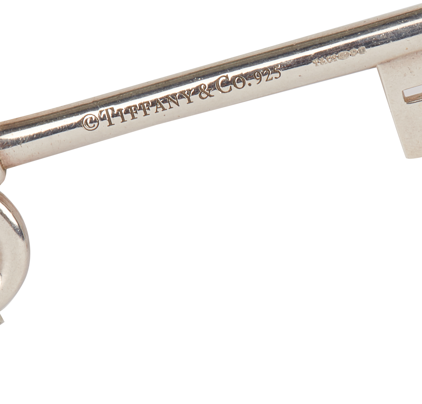 Tiffany & Co Key Pendant Necklace, &pound;120, Jewellery, Silver, Sterling Silver, Other view