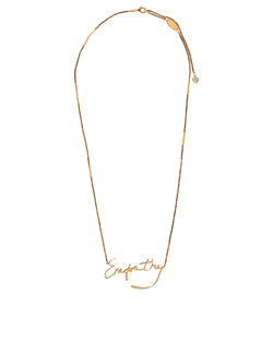 Valentino Empathy Necklace, Brass, Gold, B, 3*