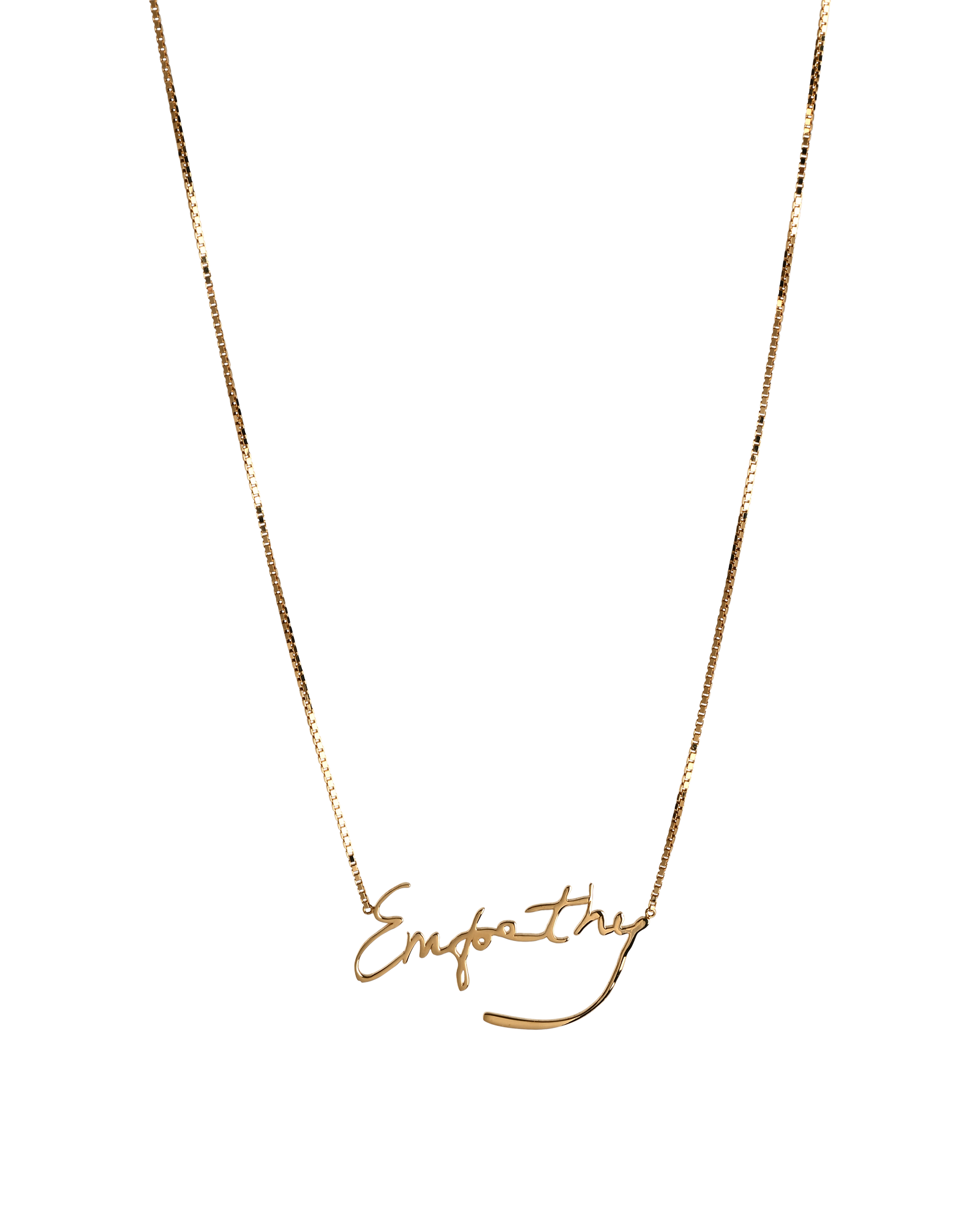 Valentino Empathy Necklace, &pound;140, Jewellery, Gold, Brass, Other view