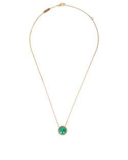 Van Cleef & Arpels Perlee Couleurs Malachite Pendant, 18K Gold, B, 3*