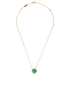 Van Cleef & Arpels Perlee Couleurs Malachite Pendant, front view
