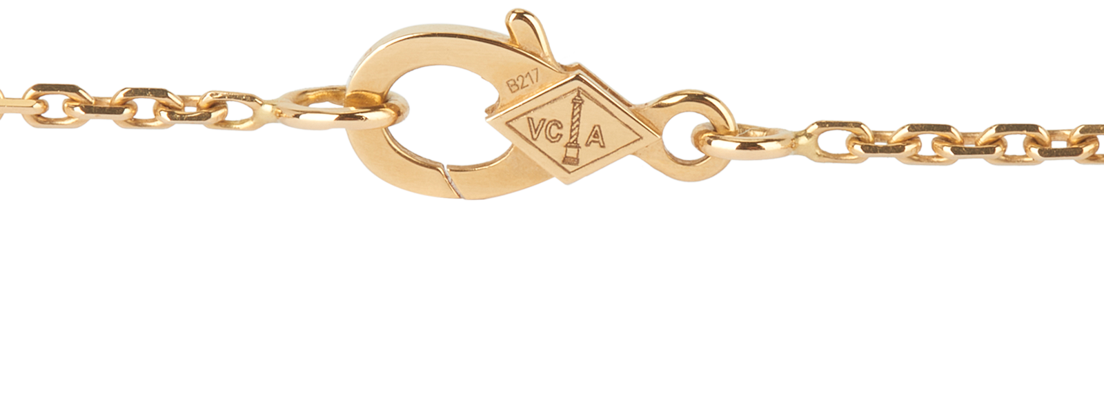 Van Cleef & Arpels Vintage Alhambra Pendant, &pound;2,250, Jewellery, Gold, Mother of Pearl/Yellow Gold, Other view