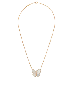 Van Cleef & Arpels Papillon Necklace,18K Y Gld/Mthr Of Pearl, JB236070,3*