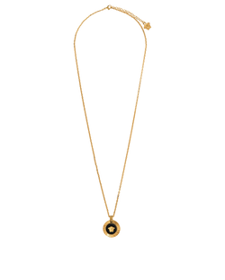 Versace Medusa Pendant Necklace, Brass, Gold, 2*