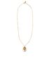 Versace Medusa Head Pearl Necklace, front view