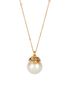 Versace Medusa Head Pearl Necklace, other view