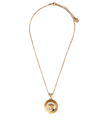 Versace Medusa Necklace, &pound;250, Jewellery, Gold/Silver, Brass, Front view