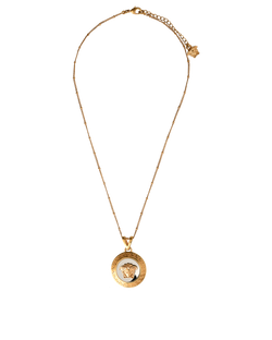 Versace Medusa Necklace, Brass, Gold/Silver, B, 3*