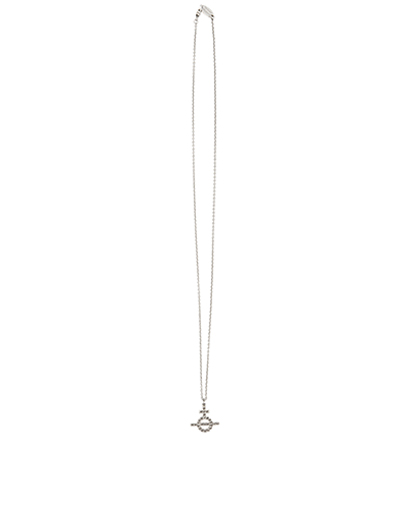 Vivienne Westwood Silver Orb Necklace, front view