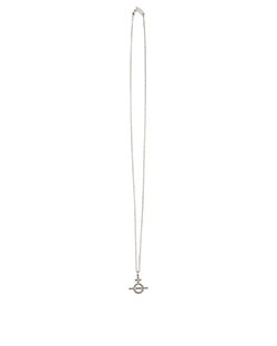 Vivienne Westwood Silver Orb Necklace, Crystal, Silver, 2*
