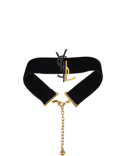 Saint Laurent Logo Choker, front view