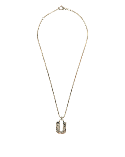 Gucci U Charm Necklace, front view